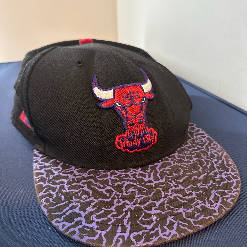 Custom Chicago bulls city skyline hat